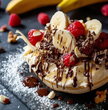 Food Photography Styling 101 banana split dessert