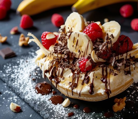 Food Photography Styling 101 banana split dessert