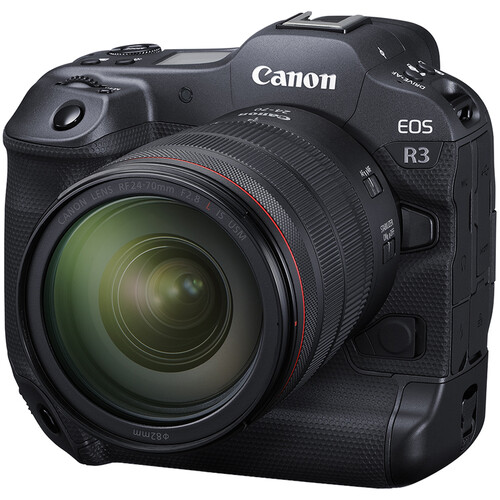 canon eos r3 with lens