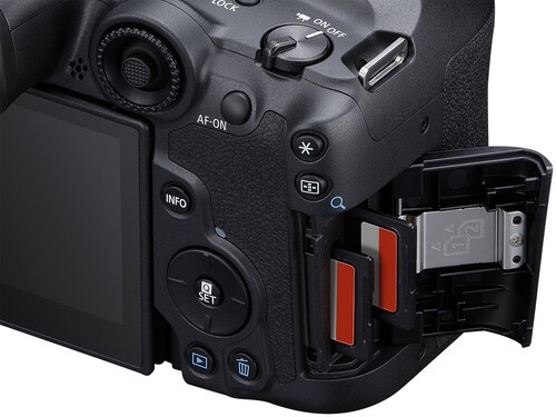 Canon EOS R7 memory cards