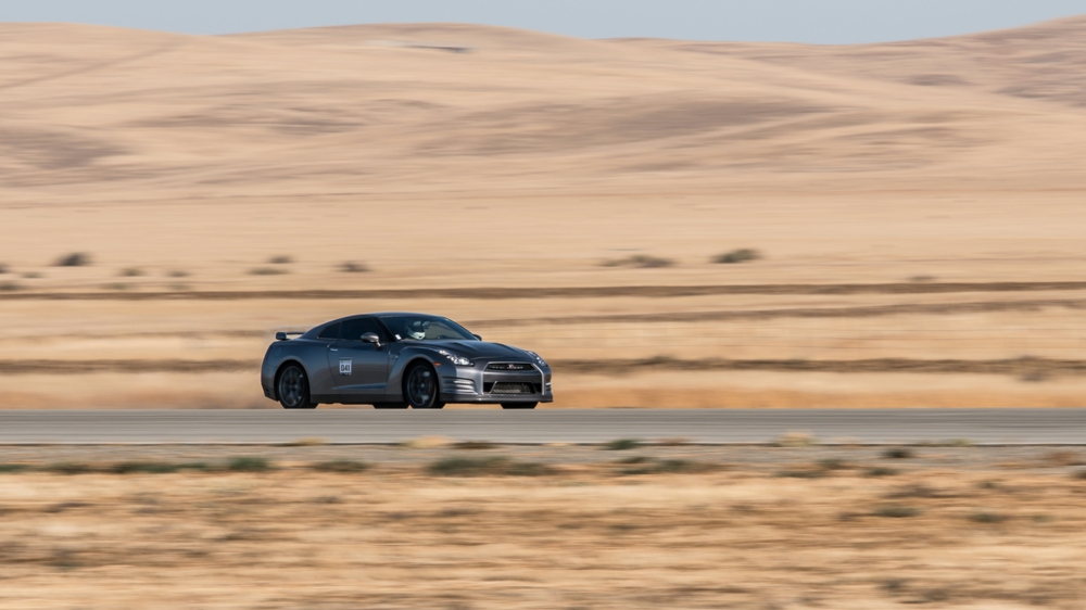 Car on a track