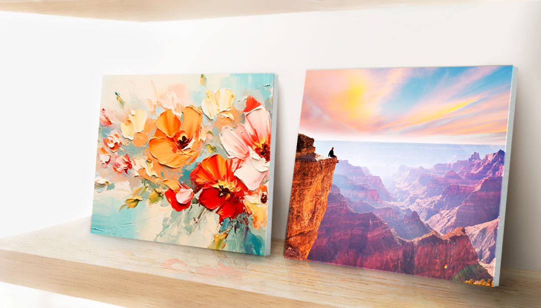 foam-mounted fine art paper print lumaprints