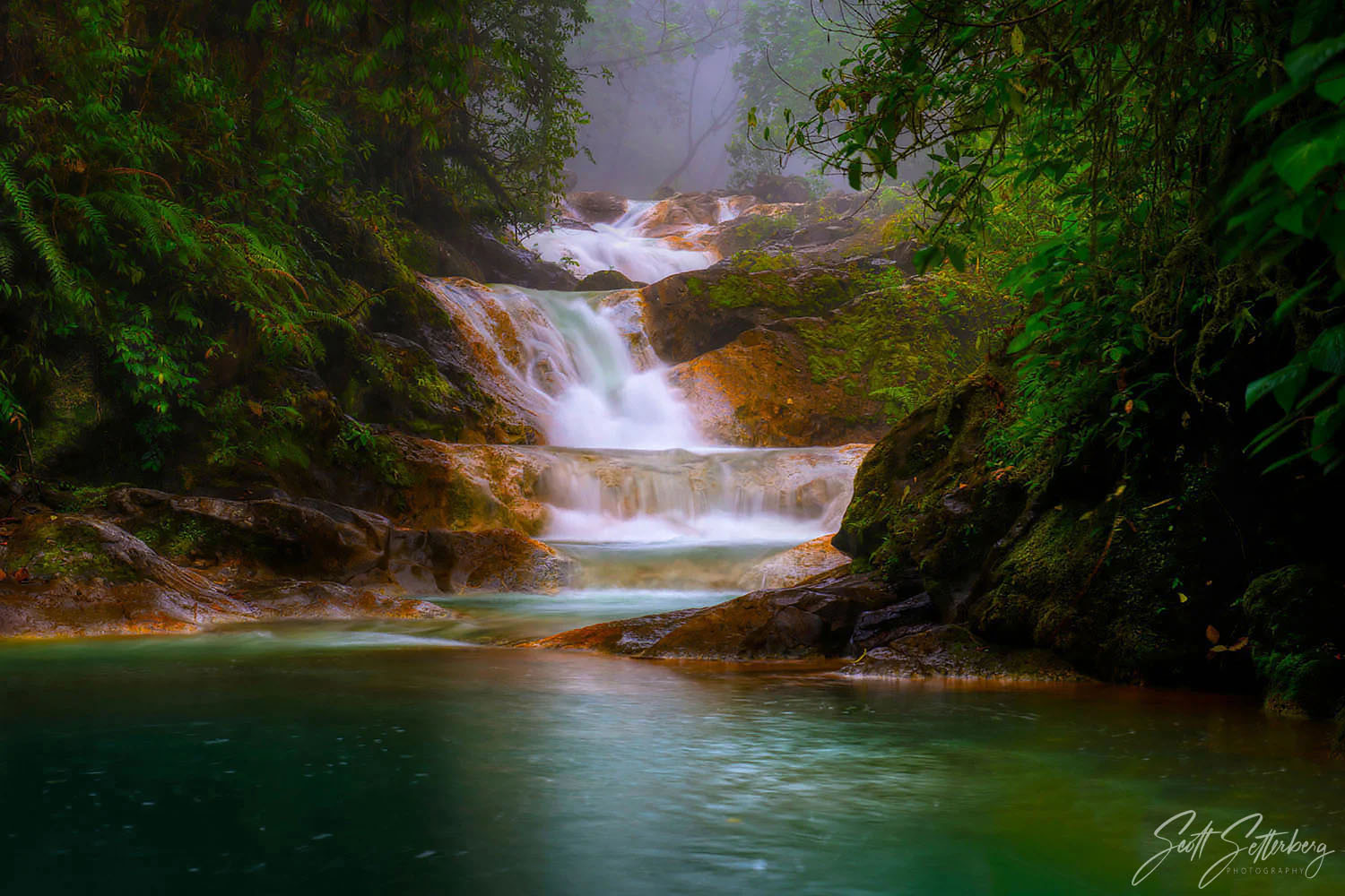 costa rica waterfall