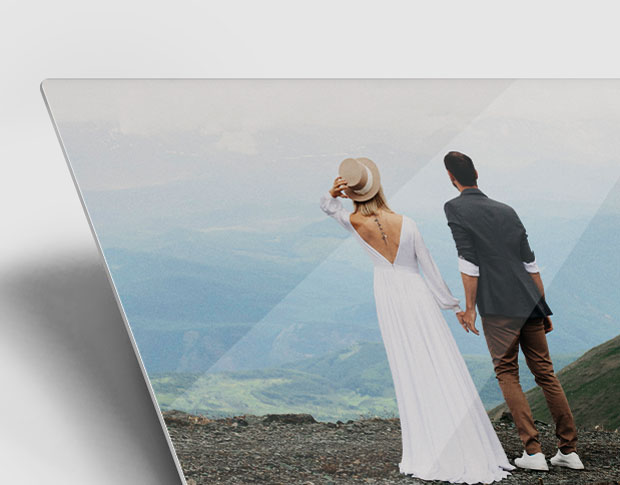 Lumaprints metal silver glossy