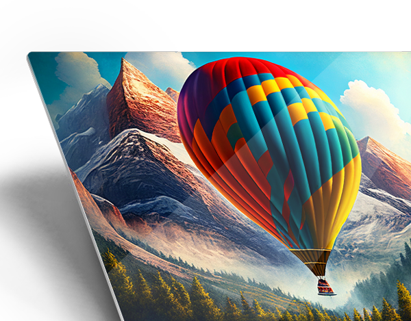 Lumaprints hot air balloon of metal