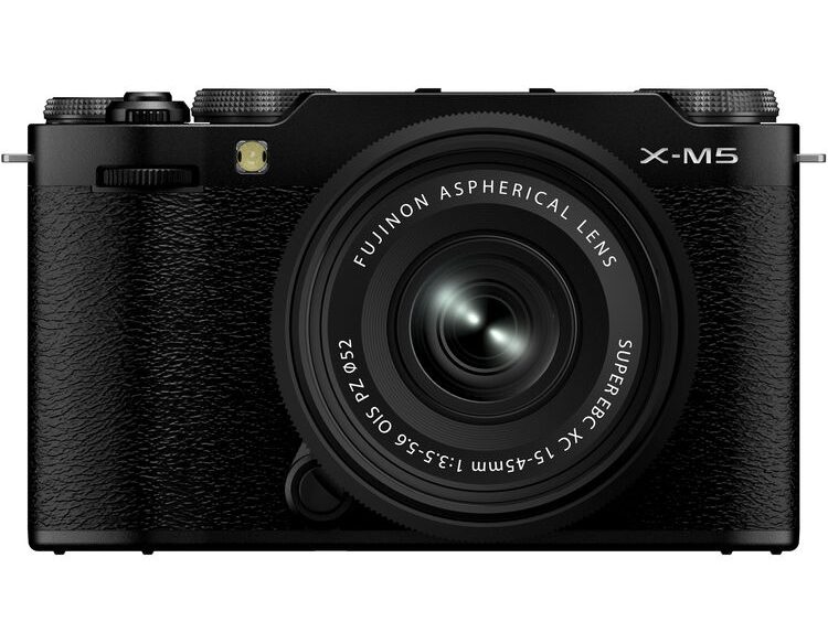 fuji x-m5 with lens