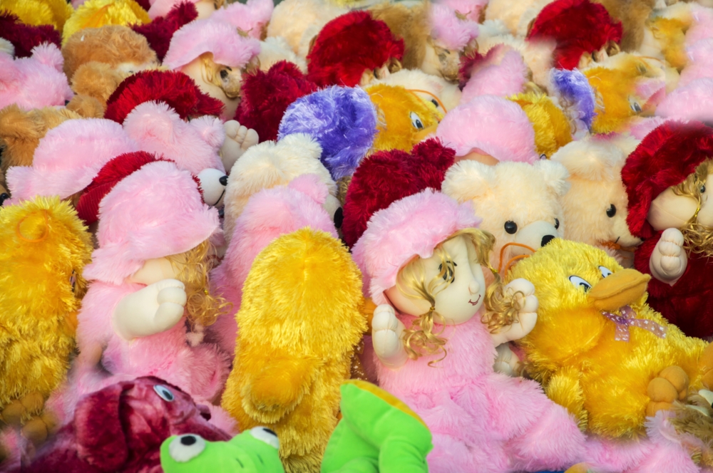 pile of stuffed animals