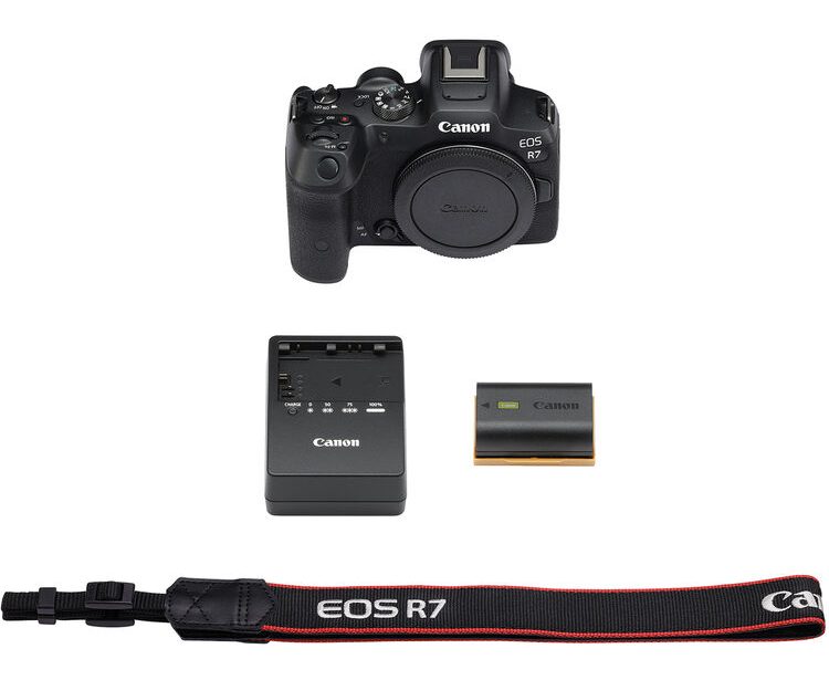 canon eos r7 out of the box