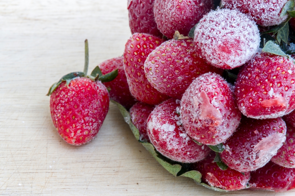 frozen strawberries