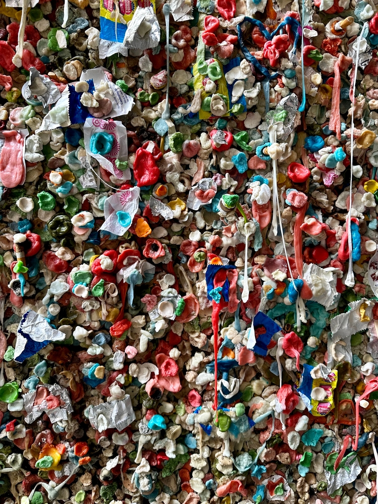 Gum Wall in Seattle, Washington