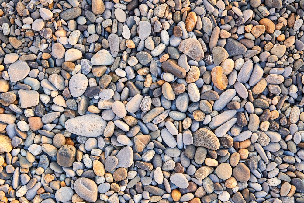 Colorful small pebbles