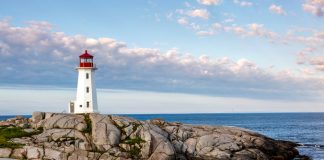lighthouse on a cliff
