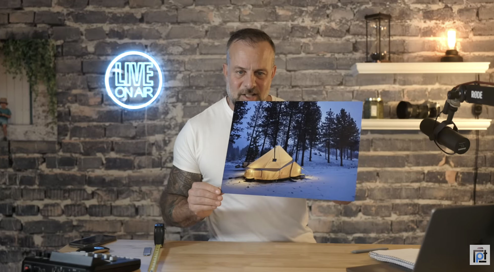 lumaprints metal print of tent