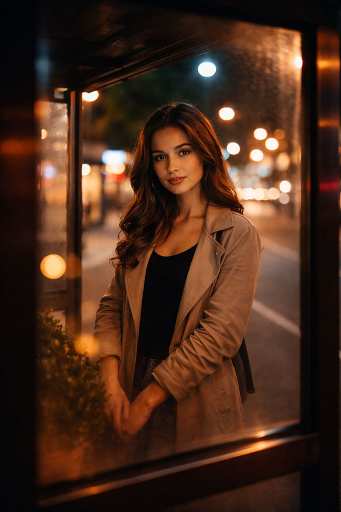 frame within a frame example bus stop