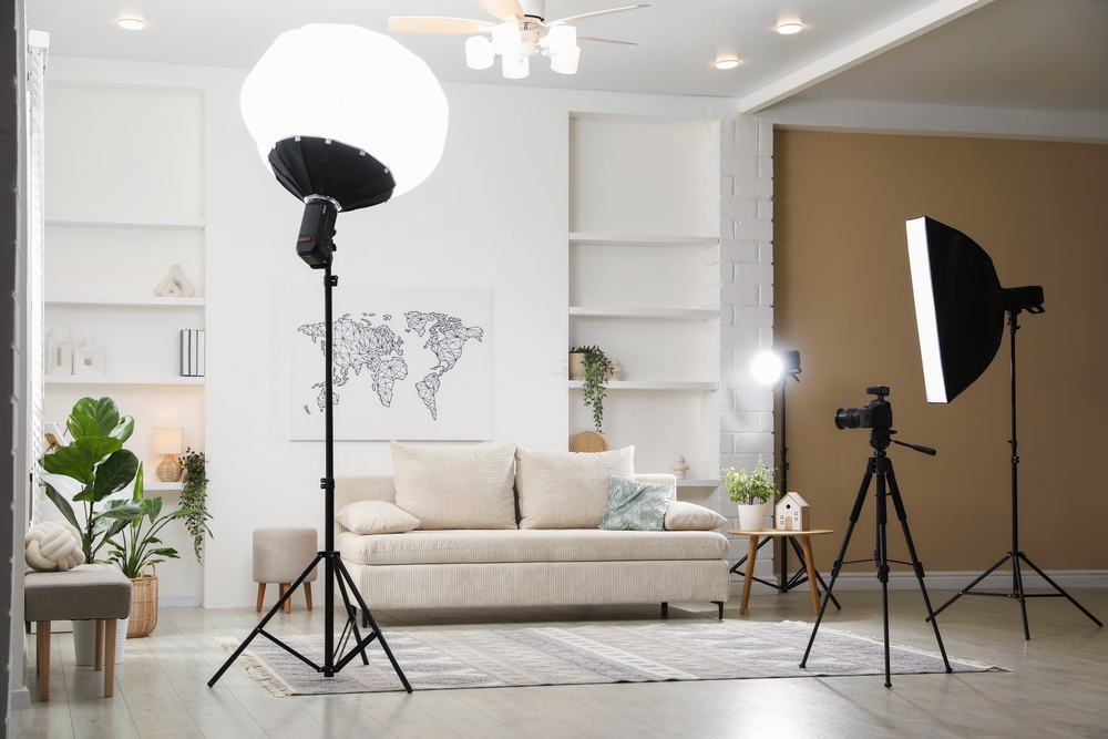 real estate photography lighting setup