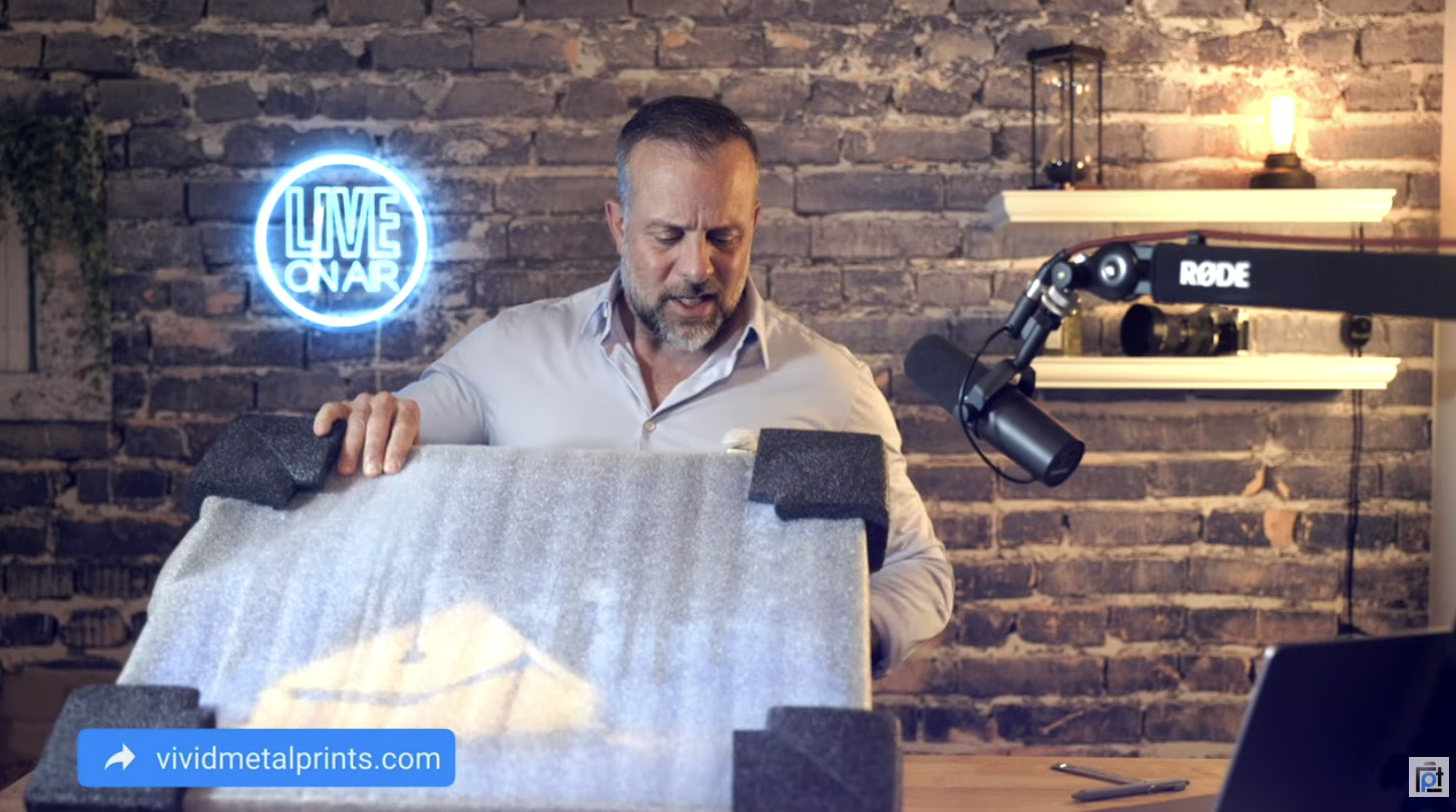 vivid metal prints packaging