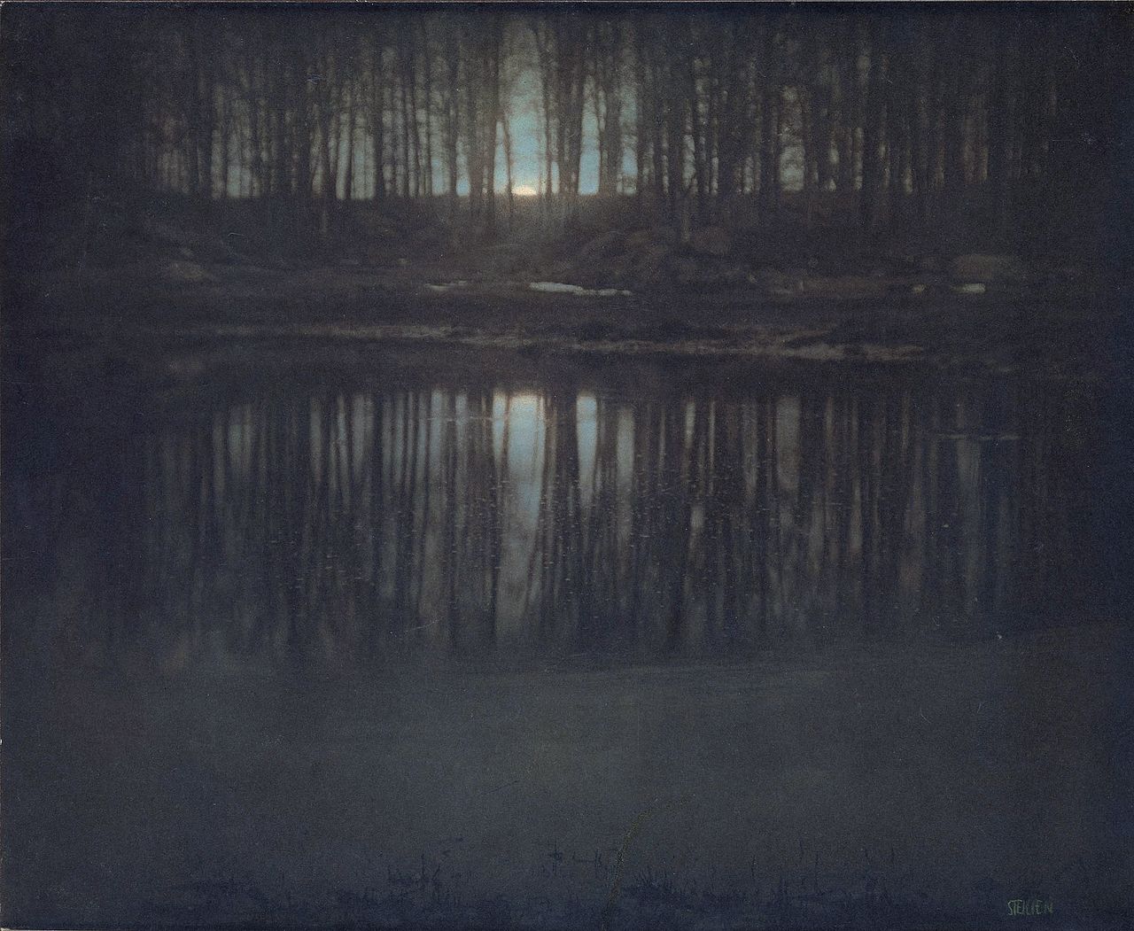 Edward Steichen, The Pond-Moonlight (1904)