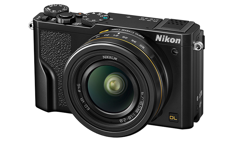 Nikon DL compact camera with a 1-inch sensor and bright f/1.8-2.8 zoom lens